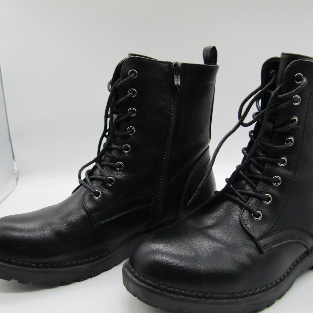 Vepose womens zippered black boots size 10